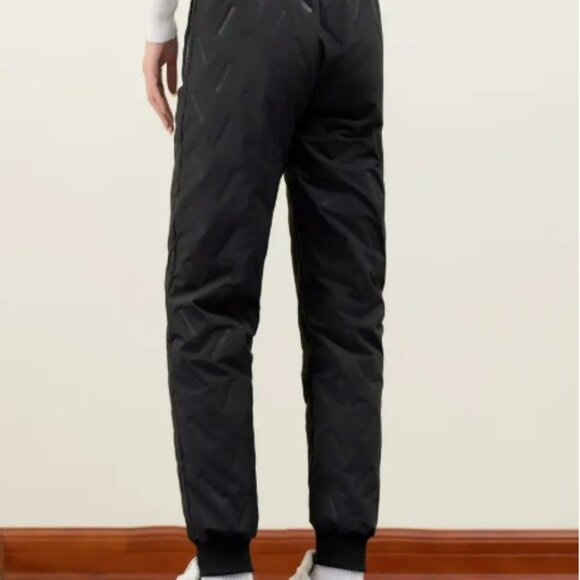 Fleece-Lined Joggers - Black outsite - XL - NWOT - Picture 2 of 4